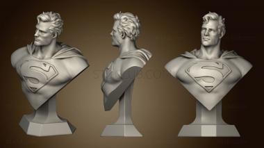 3D model Man of Steel bust (STL)