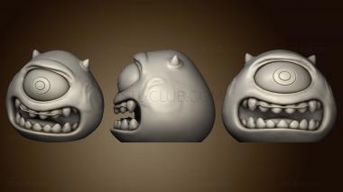 3D model Mike from monster university (STL)