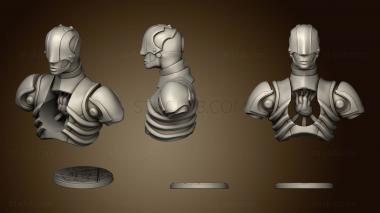 3D model Minis Mannequin Constructs Bust (STL)