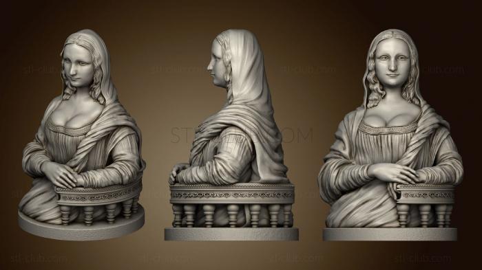 3D model Monalisa bust (STL)