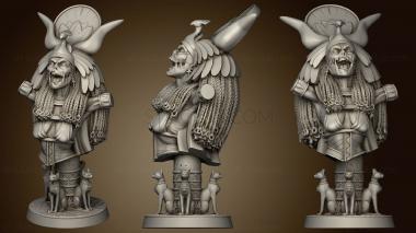 3D модель Бюст Королевы-мумии (STL)