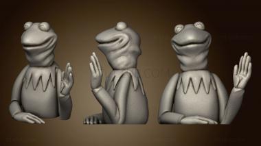 3D model Muppets Kermit bust (STL)