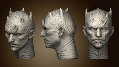 3D мадэль Бюст с головой Ночного рыцаря (STL)