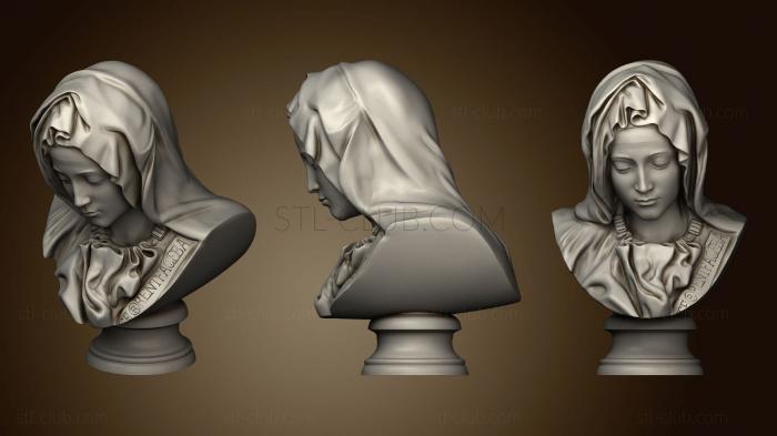 3D model Pieta Bust (STL)
