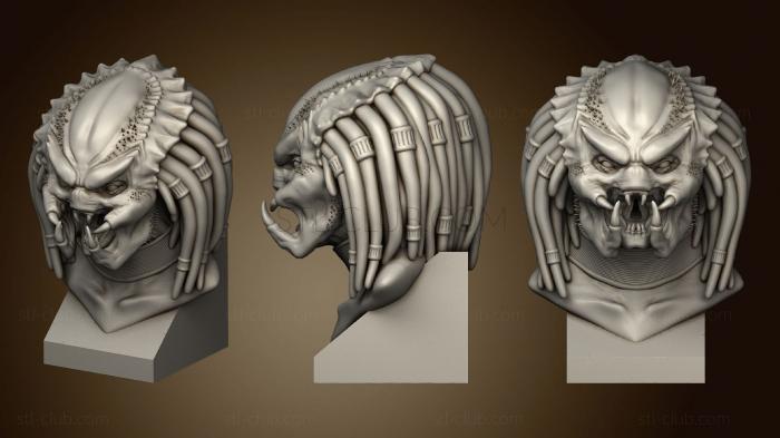 3D model Predator bust (STL)