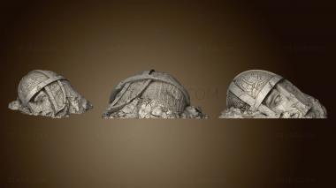 3D модель голова скандинавской статуи миниса пророка v3 (STL)