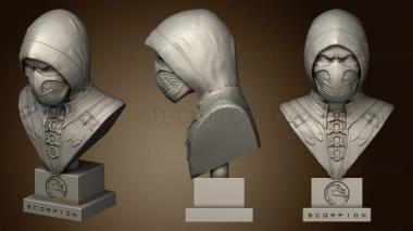 3D model scorpion cone bust (STL)