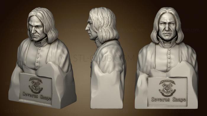 3D model Severus Snape Busto Harry Potter (STL)