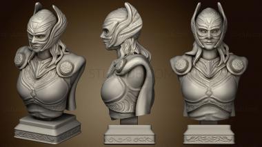 3D model She Thor bust (STL)