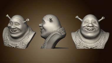 3D model Shrek 2 (Bust) (STL)