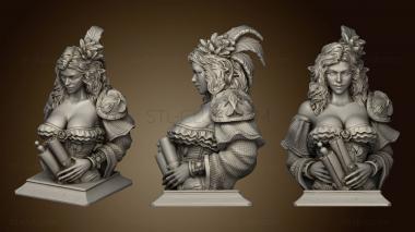 3D model Sisters of the Dawn Mortsana bust (STL)