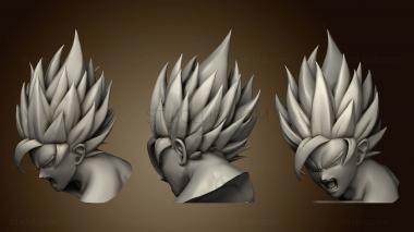 3D модель Бюст Ssj Goku (STL)