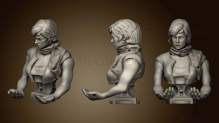 3D мадэль Подставка Alice Resident Evil bust (STL)