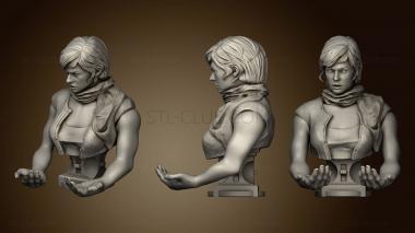 3D model Stand Alice Resident Evil bust (STL)