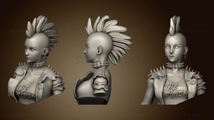 Stylized Punk Storm Bust