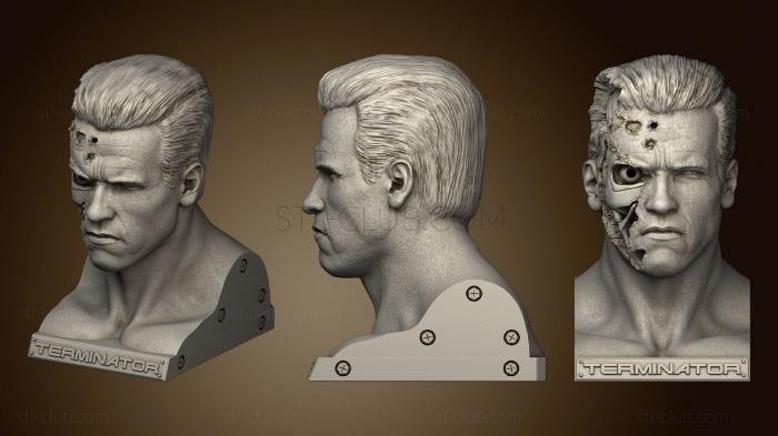 3D model TERMINATOR Bust (STL)