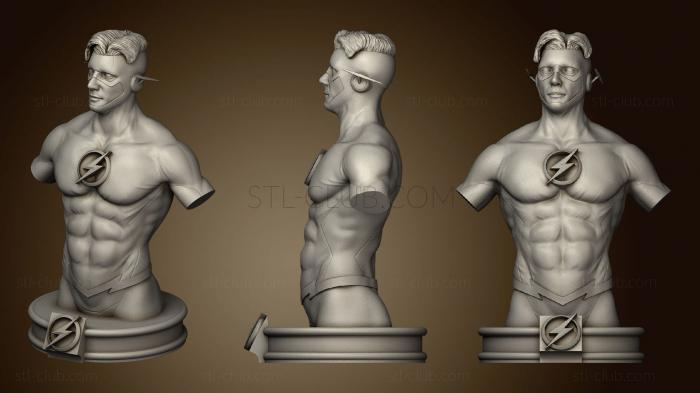 3D model The flash Wally West Bust Free (STL)