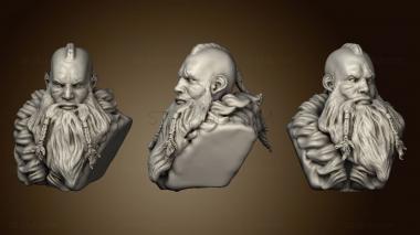 3D мадэль Бюст Воина-викинга (STL)