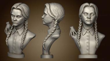 3D model Christina Ricci from Family Addams (STL)