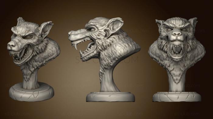 Werewolf bust