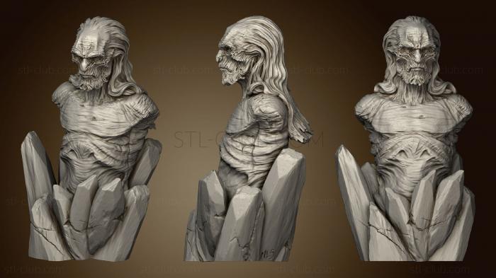 3D model White walker bust (STL)