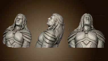 3D model Witcher Bust V1 (STL)