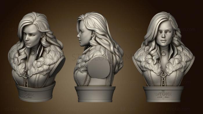 Witcher Yennefer bust version