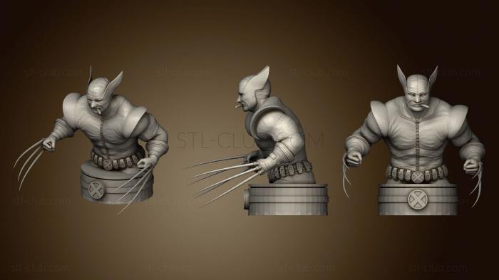 3D model Wolverine bust (STL)