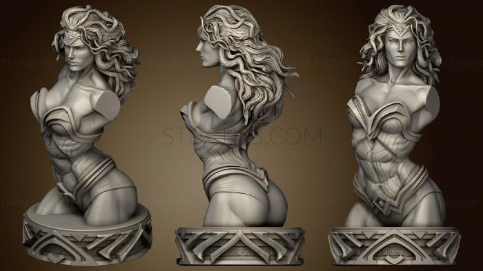 3D model Wonder Woman Bust X (STL)