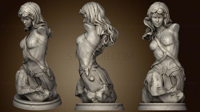 3D model Wonder Woman Bust (STL)