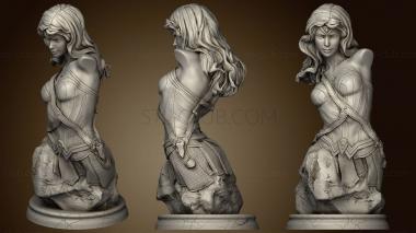 3D модель Бюст Чудо-Женщины (STL)