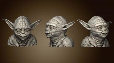 3D model Yoda bust (STL)