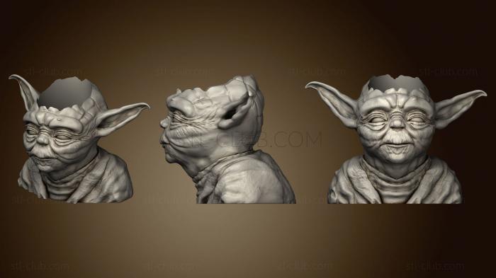 3D model yoda Bust (STL)