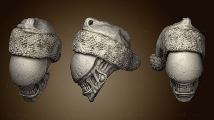 3D модель Голова инопланетянина (STL)