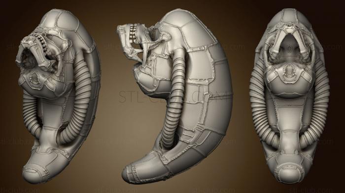 3D model Aliengk Skull (STL)