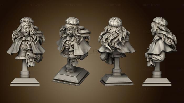 3D model Angelica bust (STL)