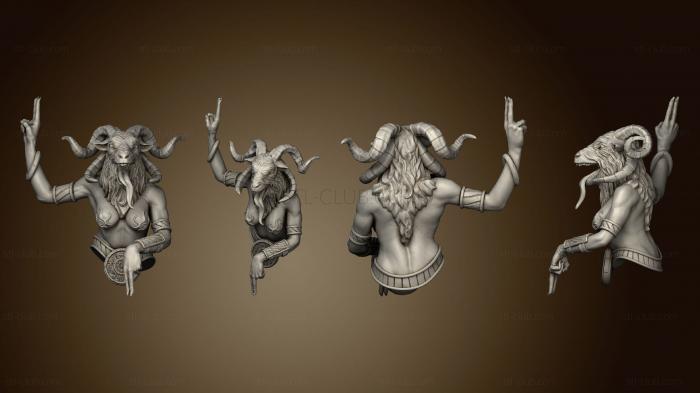 3D model Bust Sabbatic Goat (STL)