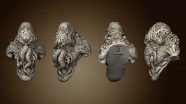 3D model Cthulhu bust 2 (STL)