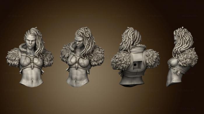 3D model Gashnakh Orc Assassin Bust 03 (STL)