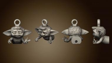 3D мадэль Вешалка для Грогу Маклейна (STL)