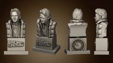 3D model marty mcfly bust (STL)