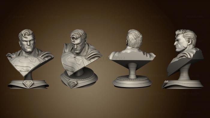 3D model superman bust (STL)