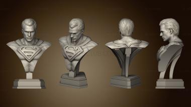 3D модель Бюст Супермена 01 (STL)