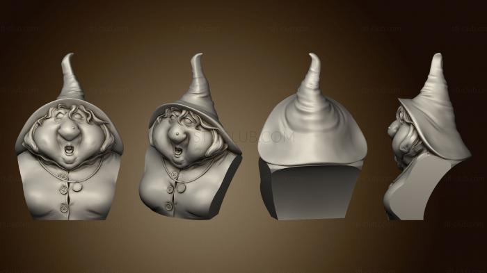 3D model The Darkest Hour Witch bust (STL)