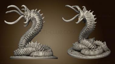 3D model A DEN ALIEN EVIL DELIVERABLES OVERGROWN Larvae Alpha (STL)