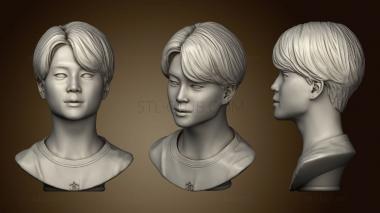 3D мадэль Скульптура мокко кита Jimin (STL)