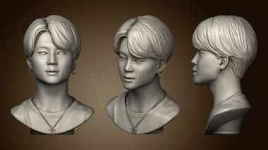 3D модель Скульптура мокко кита Jimin (STL)