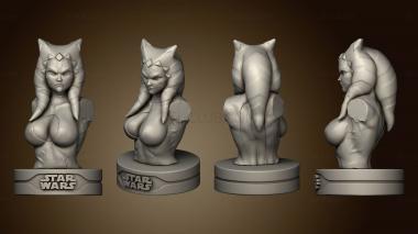 3D model Bust Ahsoka Tier (STL)