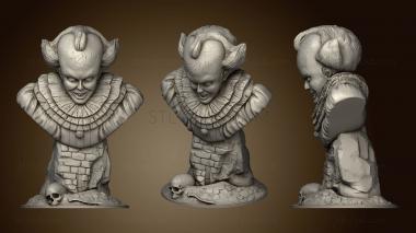 3D модель Платформа Bust Pennywise (STL)