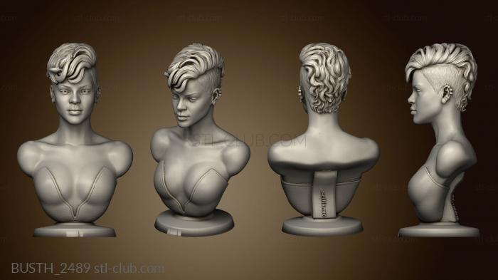 Bust Sculpture Actress for Dof Rihanna